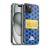 Head Case Designs Officially Licensed Ted Lasso Believe Season 1 Graphics Gel Case [Military Grade Protection] Compatible with Apple iPhone 15 Plus and Compatible with MagSafe