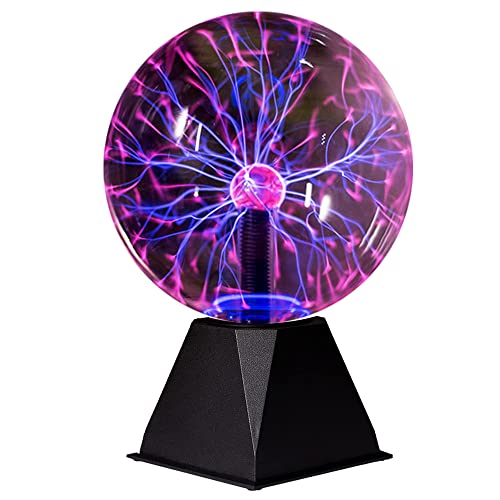 mcoplus 7 Inch Plasma Ball, Plasma Lamp/Light, Plasma Electric Nebula Lightening Ball, Touch & Sound Sensitive, for Parties, Home, Decorations, Gift for Holiday and Birthday, Novelty Toy