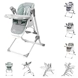 Caractéristiques : 2 fonctions en 1 :Chaise Haute et Balançoire pour bébé / - Mode silencieux lors du balancement du bébé pour dormir facilement / - Mode Chaise Haute : Dossier réglable en 4 positions / - Mode Balançoire : Dossier est réglable en 2 positions / - Réglage de hauteur en 6 positions / - Repose pieds réglable et pliable / - Ceinture de sécurité en 5 points / - Montage et démontage facile / - Panneau musical / - Pliage facile /