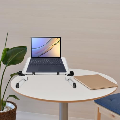 Soporte ajustable para laptop blanco grande miniatura 6
