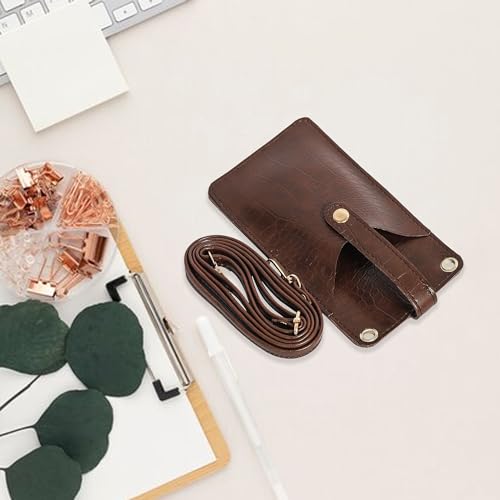 Image of Bagsy Malone Women's Small Cross-Body Phone Bag Stylish Vegan Leather Mobile Cell Phone Holder Pocket Purse Wallet Sling Bag Mini Shoulder Bags