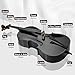 Poseidon Cello 4/4 Size, Acoustic Cello for Beginners Set with Portable Case, Bow, Bridge, Rosin, for Students & Adult String Instruments - Sparkling Black