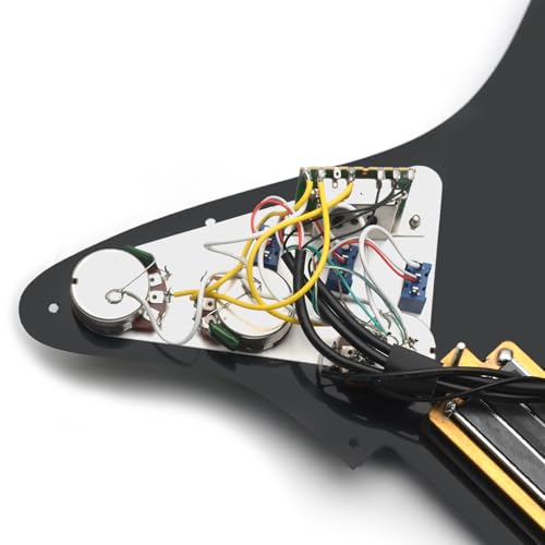 Pickguard SSH guitare électrique plaque pré-câblée chargée micro double bobinage 18K