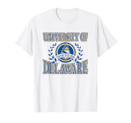 Delaware Fightin' Blue Hens Laurels Logo Officially Licensed T-Shirt