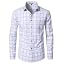 Grey Blue Plaid