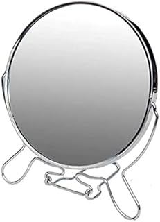 YEmirth Vanity Mirror Makeup Mirror with Stand, 6 Inch Mirror, Portable Table Desk Counter Top Mirror Bathroom Shaving Make Up Mirror