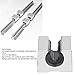 Adfaga Linear Ball Bearing Slide Block SBR12UU High Speed Aluminum Alloy Linear Motion Guide Rail Block for CNC Machines Robotics Industrial Automation 4Pcs Set