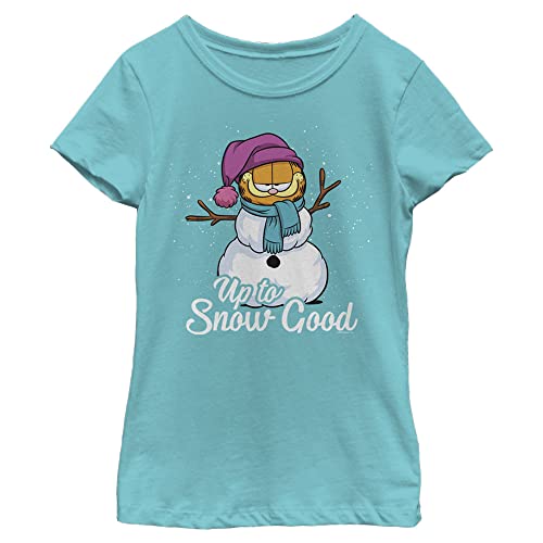 T-shirt Garfield fille vêtement enfant Snow Good haut manches courtes