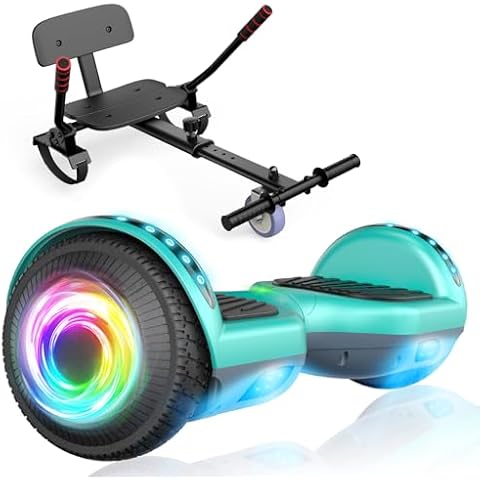 SISIGAD Hoverboard with Seat Attachment Combo Cover