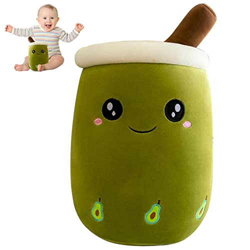 Boba Tea Plush Recheado - Boba Pelúcia Bubble Tea Plushie Travesseiro Recheado Brinquedo Bonito Dos