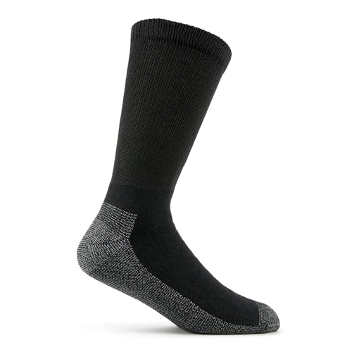 Fruit of the Loom Mens Cushioned Moisture Wicking Durable Cotton Workgear Crew Socks (Mulit Packs)2