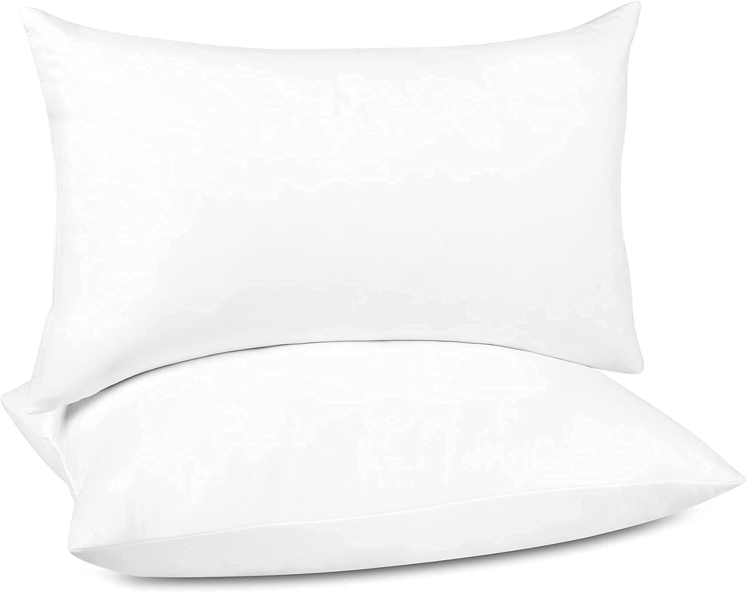 puredown Goose Down Feather White Pillow Inserts Plus Lumbar Pillow Inserts