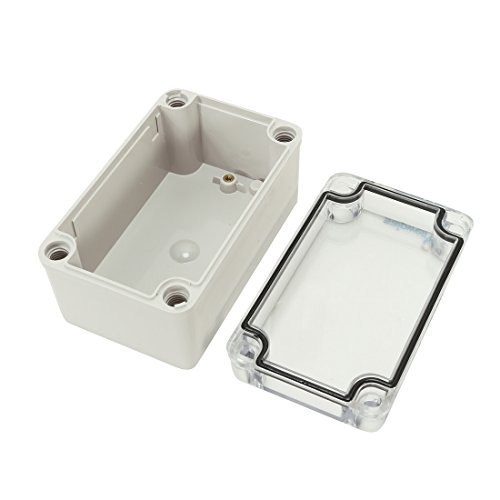 Uxcell 3.2"X5.1"X2.8"(80Mmx130Mmx70Mm) Abs Junction Box Universal Project Enclosure W Pc Transparent Cover #TOP4