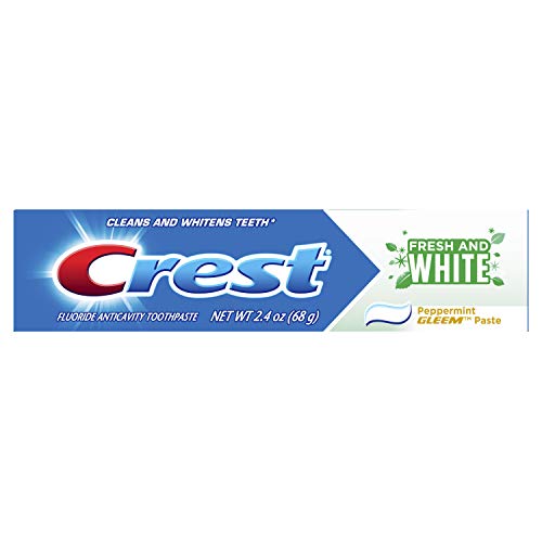 Crest Fresh & White Toothpaste, Peppermint Gleem Paste, 2.4 oz - image 1
