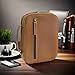 Jack&Chris Full Grain Leather Bible Covers, Church Bag Bible Protective Book Holder, Large Bible Cover for Men Women, Bible Carrying Case Folder Organizer with Handle, Christian Art Gifts, Brown