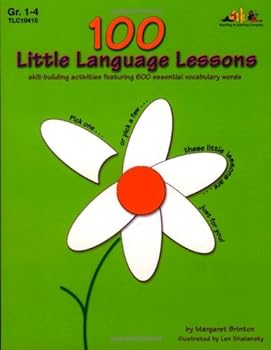 Paperback 100 Little Language Lessons: Skill-building activities featuring 600 essential vocabulary words Book