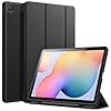 JETech Custodia per Samsung Galaxy Tab S6 Lite 10,4 Pollici 2024/2022/2020 con S Pen Holder, Sottile Tablet Cover con Morbida TPU Retro, Auto Svegliati/Sonno (Nero)