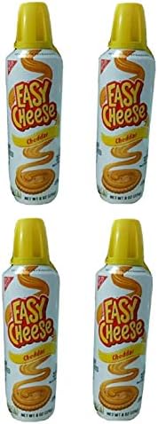 4 Pack of Nabisco Easy Cheese Cheddar 8 OZ by: Easy Cheese
