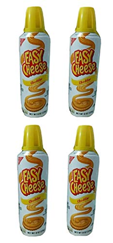 4 Pack Of Nabisco Easy Cheese Cheddar 8 Oz By: Easy Cheese #TOP3