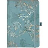 Terminplaner 2026 2027 - A5 Kalender 2026 2027 von August 2026 bis September 2027, Buchkalender 26 27, Wochenplaner 26 27 mit Innentasche, Elastischer Verschluss, 21.3 x 14.7cm