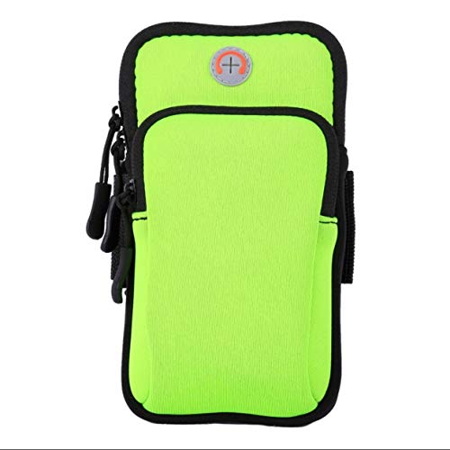 Waterproof Cell Phone Armband Case / Arm bag / Armband bag /Arm case for iPhone 8, 7, 6, 6S, Samsung Galaxy S9, S8, S7, S6 with Adjustable Elastic Band for Running,Walking, Hiking, Riding(Fruit Green)