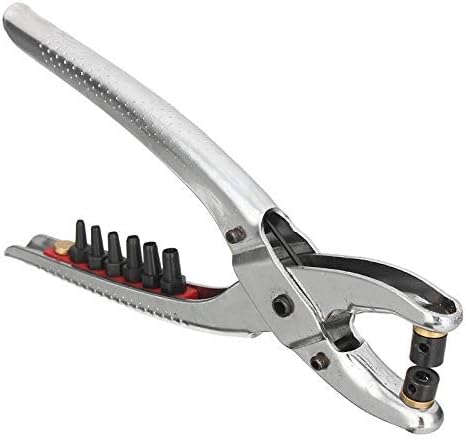 ZXY-NAN Metal Rivets Eyelet Hole Punch Pliers Tool with 100Pcs Eyelets Grommets 2Pcs Tool for Shoes Bags Leather Belt