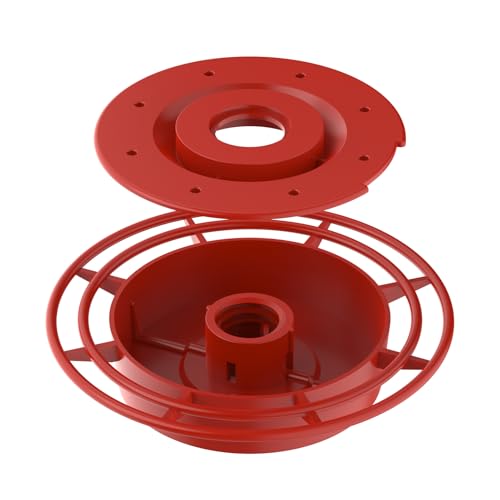 Hummingbird Feeder Replacement Bottom Compatible with Best-1 Hummingbird Feeders Replacement Base Plastic Outdoors Feeder Bottom 8-Port Parts, 1 Pack