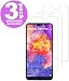 Produktbild KOMUS Für Huawei P20 Pro Panzerglas Schutzfolie, [3 Stück] Hohe Qualität Gehärtetem Glass [Case Friendly] [HD Clear] [Blasenfrei] [9H Härte] [Anti-Kratzer] Panzerglasfolie für Huawei P20 Pro