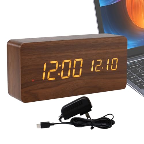 Reloj de mesa compacto digital para leer la hora sin encender la luz 8
