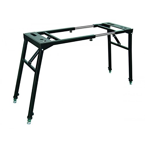 Proel EL270 Supporto professionale universale per Tastiere Pianoforti Mixer, Nero Opaco