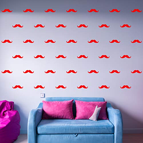 VWAQ Vinilos Decorativos de Bigotes para Niños, Pack de 39 miniatura 2