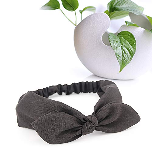 Hogoo 6 Pcs Bow Headbands For Women Cute Headband Vintage Solid Color Stretchy Hair Bands Fashion Turban Fabric Headwrap Hair Accessories For Women Girls #TOP4
