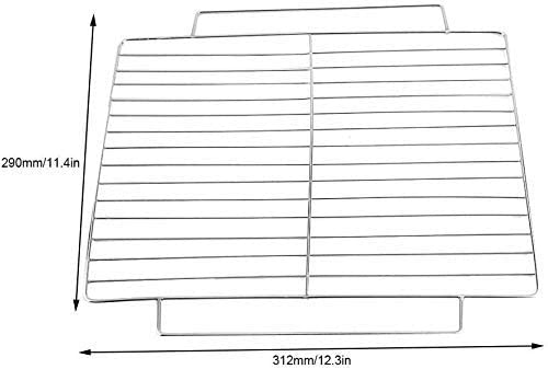 . 313499 Roasting and Cooling Rack, Stainless Steel Non-Stick Barbecue BBQ Rack Baking Wire Mesh Grill(SS) 3