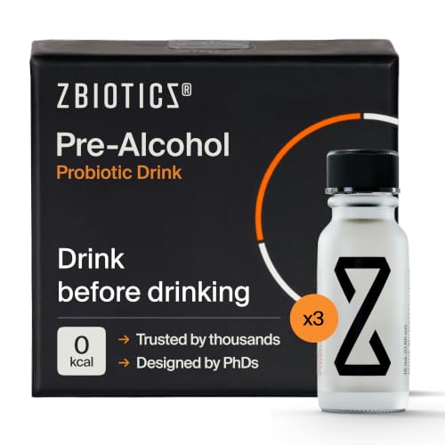 ZBiotics Pre-Alcohol Probiotic — Drink Responsibly, for an...