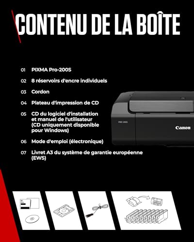 Canon Imprimante Photo PIXMA PRO Tirages aux Couleurs Intenses Imprimante Compacte & Polyvalente 8 Encres Couleur à Base de Colorants 3 Options d'Alimentation en Papier Facile à Utiliser - vue 9