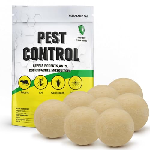 Pest Control Balls, Peppermint Repel Rodents, Mouse, Mice, Rats...