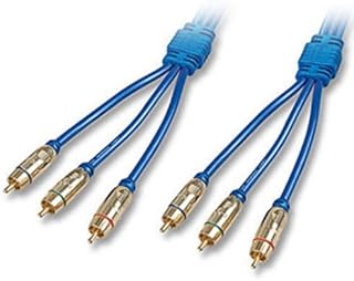 Lindy 37529 0.5m 75 Ohm Component Video Cable, Premium Gold
