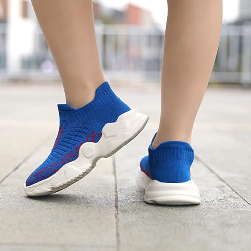 IWIHMIV Toddler Walking Shoes Girls Sport Tennis Shoes Boys Breathable Running Sneakers2