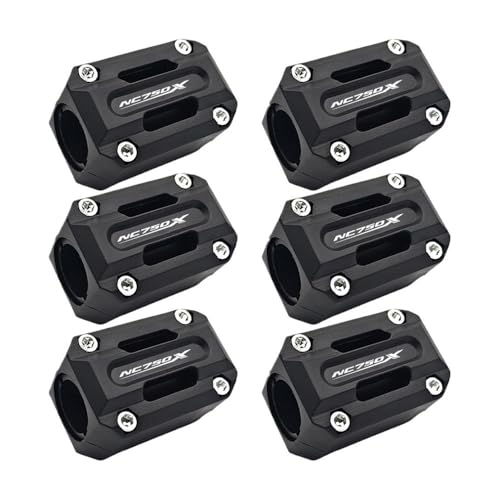 Accessoires de moto NC750X 2017-2024 : Protecteurs pare-chocs moteur nylon