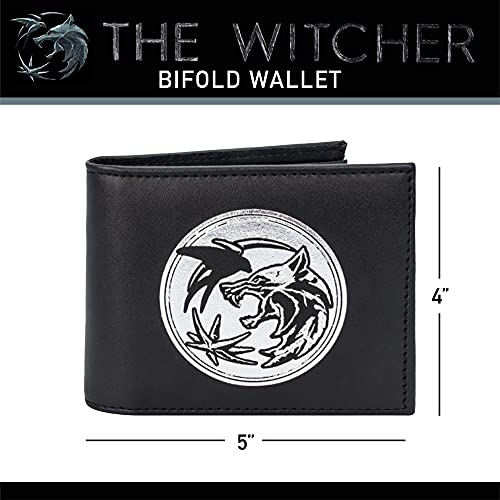 Concept One Netflix The Witcher Bifold Travel Wallet, Black #TOP4