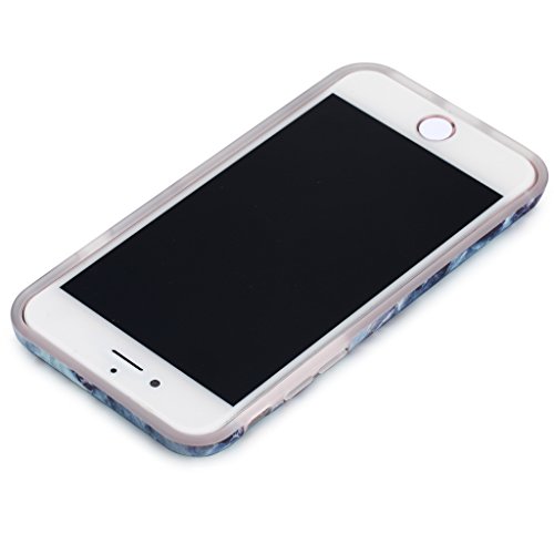 Golink Iphone 7 Case/Iphone 8/Se 2 Case, Slim-Fit Anti-Scratch Shock Proof Anti-Finger Print Flexible Tpu Gel Case For Iphone 7/Iphone 8 - Blue Marble #TOP4