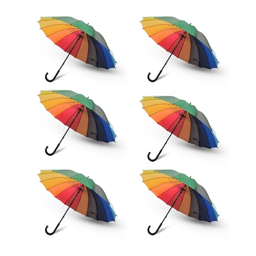 Parapluies arc-en-ciel anti-retournement pour ne plus casser son équipement sous les rafales