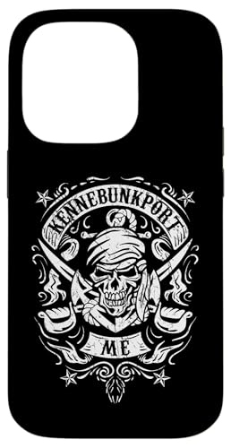 Kennebunkport Maine Pirate Skull and Crossed Swords�f�U�C�� �X�}�z�P�[�X iPhone 14 Pro �p
