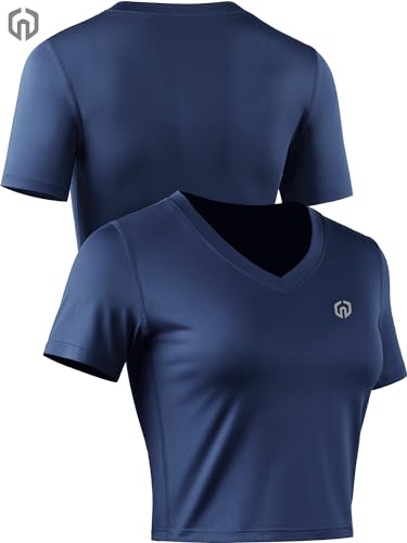 Women's 3 Pack Running Shirt Workout Athletic Crop Shirts2