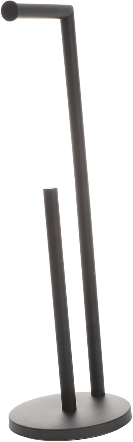 NUOBESTY Stainless Steel Vertical Paper Towel Holder Storage Rack Toilet Paper Holder for Bathroom Rustproof and Easy to Install Space-Saving Design