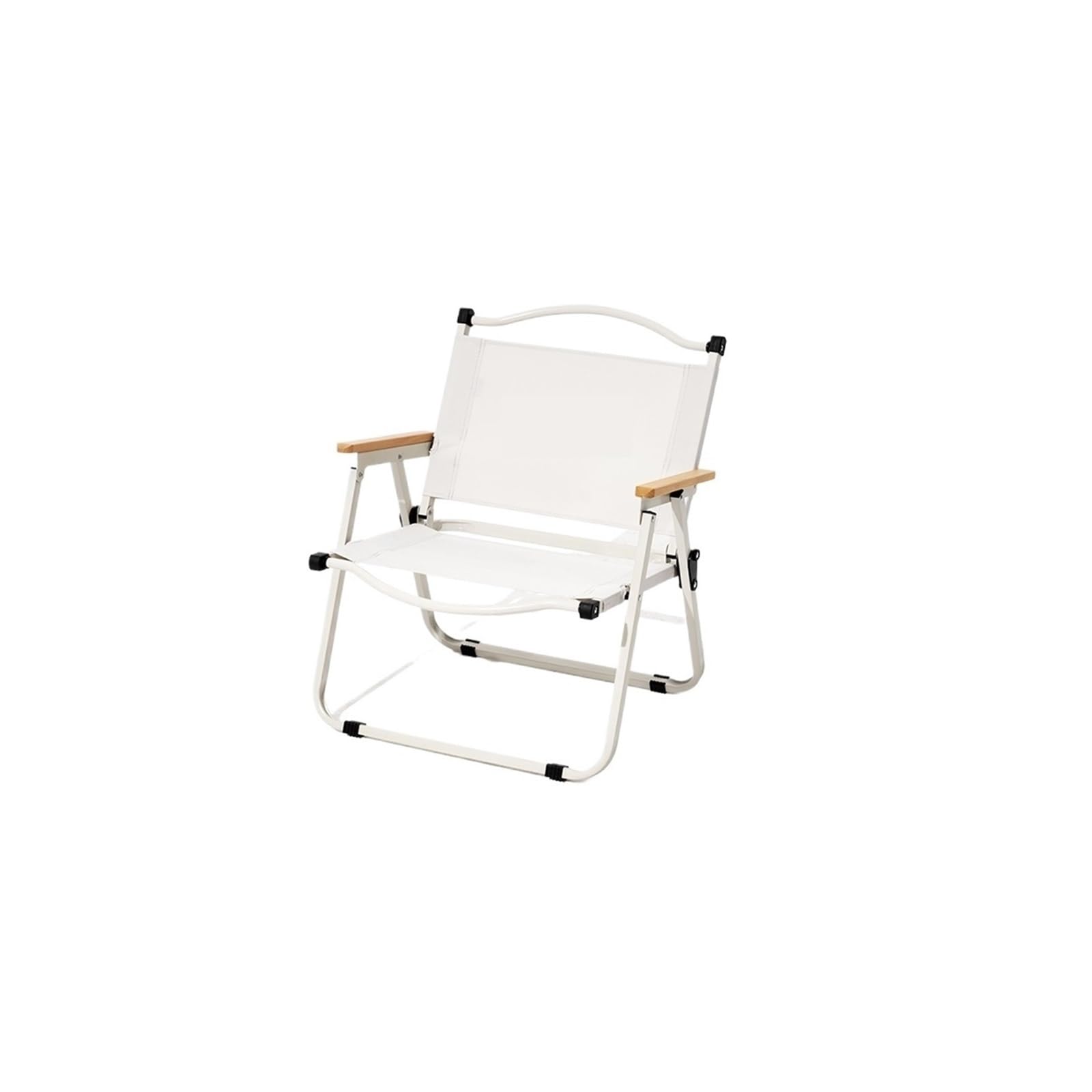 Campingstuhl Campingstuhl Klappstuhl Eisen Kohlenstoffstahl Leichter Stuhl Porta Faltbar(Low Chair White)