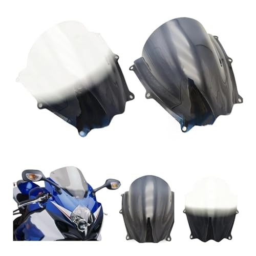 Pare-brise double bulle GSXR 1000 K7 déflecteur de vent sport