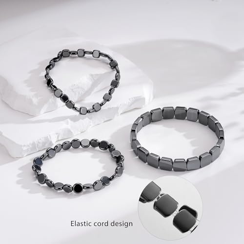 Pulsera de hematita para hombre miniatura 5