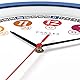 Cander Berlin MNU 1030 J Kinderwanduhr lautlos 30,5 cm geräuschlos Lernuhr Lernzifferblatt Kinderzimmer farbenfroh blau analog Kinderzimmer Jungen Mädchen ohne Tickgeräusche Lernen