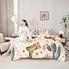 Manfei 7pcs Cowgirl Comforter Set Queen Size, Western Cowboy Boots Bedding Set for Kids Girls Room Decor, Wild West Cactus Flower Bed in a Bag with Comforter, Sheets and Pillow Cases/Shams #1